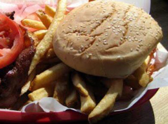 CLARKESBURGER WITH FRIES